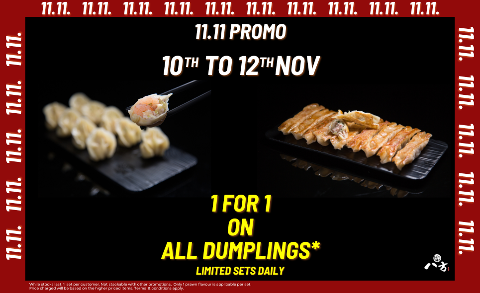 [Yu Ba Fang] 11.11 Special Promotion